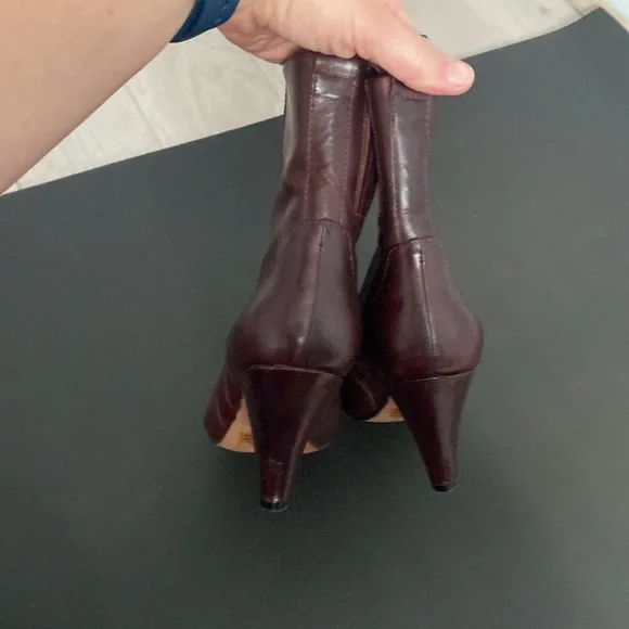 Indigo by Clarks Brown Leather Ankle Boots size 7 - Picture 5 of 8